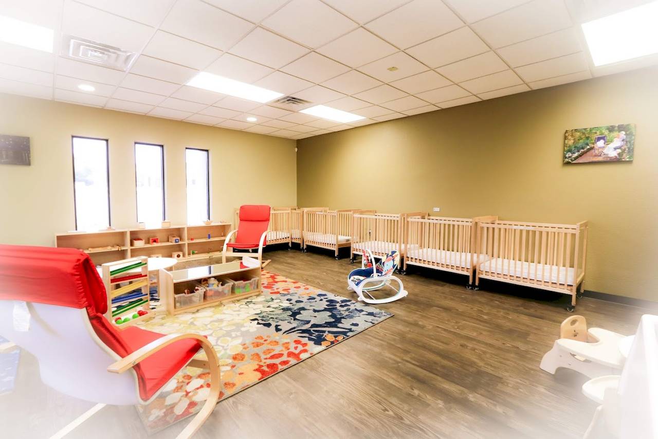Montessori classroom shelves